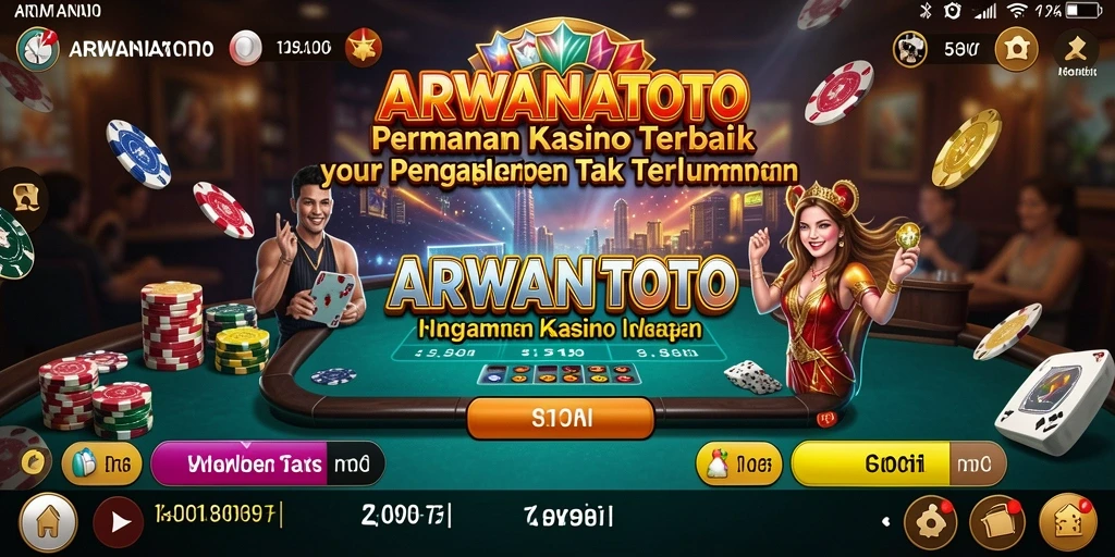 Screenshot ARWANATOTO menampilkan gameplay kasino yang seru dan menegangkan.
