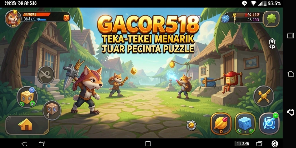 Tampilan gameplay GACOR518 yang menantang dan menarik.