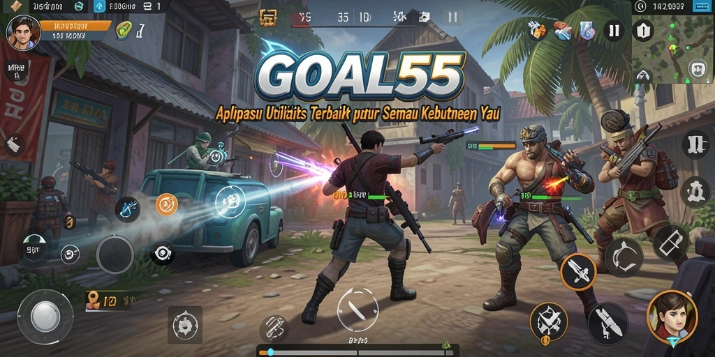 Tampilan antarmuka GOAL55 yang intuitif dan mudah digunakan.