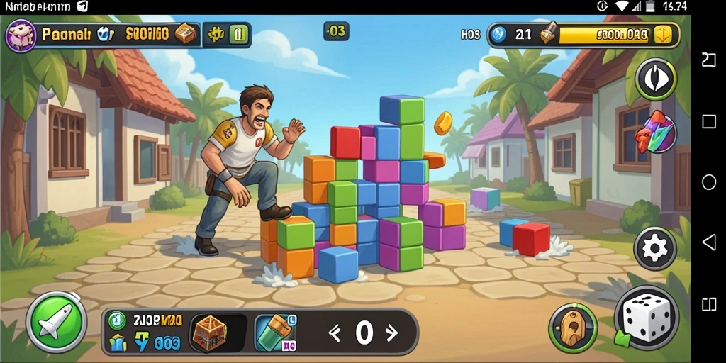 Tampilan gameplay H03 yang seru dan menantang dalam menyelesaikan teka-teki.