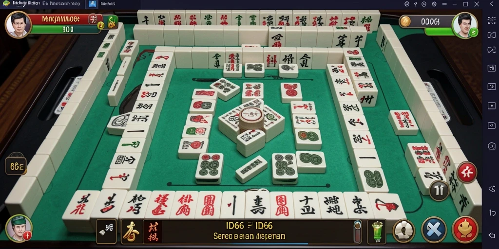 Tampilan gameplay seru Mahjong di ID66