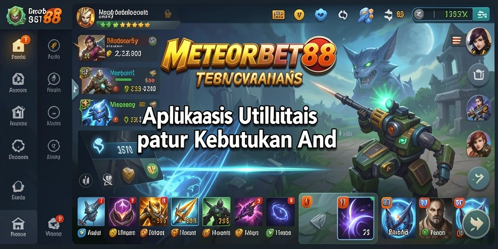 Tangkapan layar utama dari METEORBET88 dengan fitur manajemen tugas yang jelas.