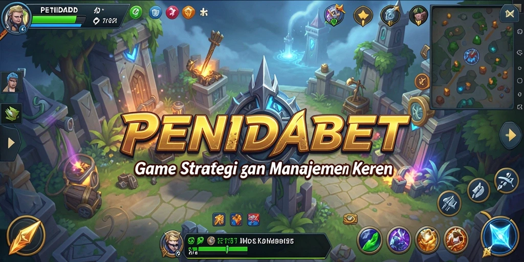 Tampilan gameplay utama PENIDABET yang menarik dan interaktif.