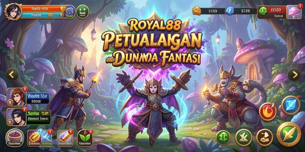 Tampilan gameplay seru dalam petualangan epik ROYAL88.