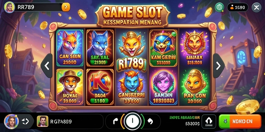 Gameplay seru dan mengasyikkan di RR789 dengan berbagai tema slot.